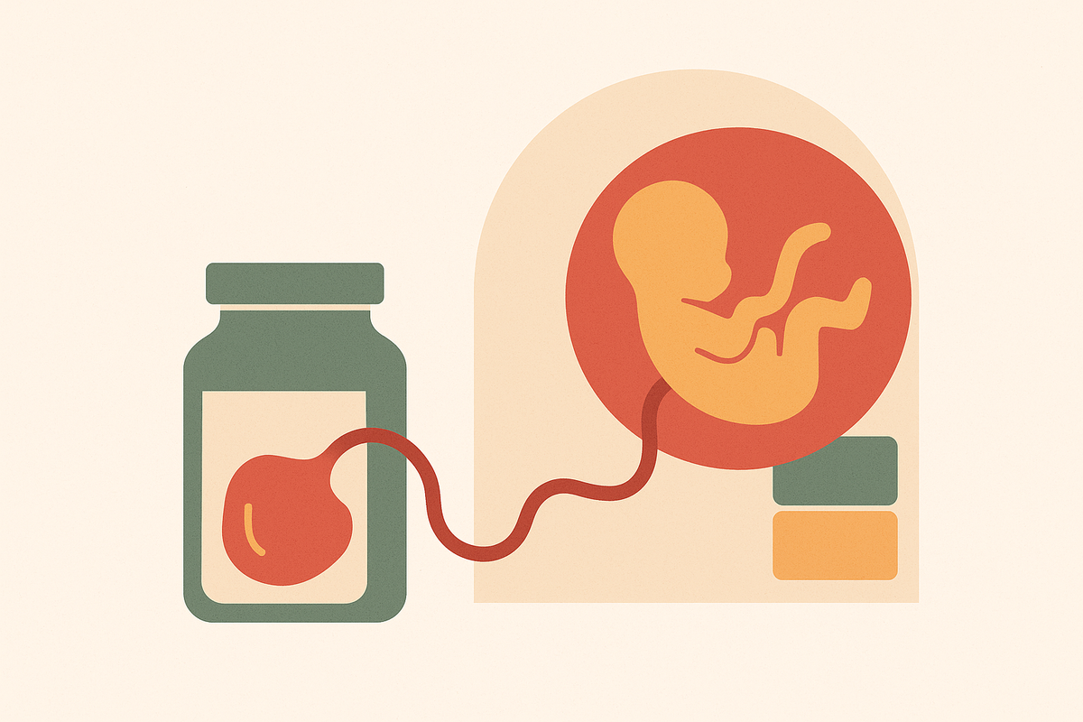 Cover illustration for “Placenta Banking for Autologous vs Allogeneic Use”