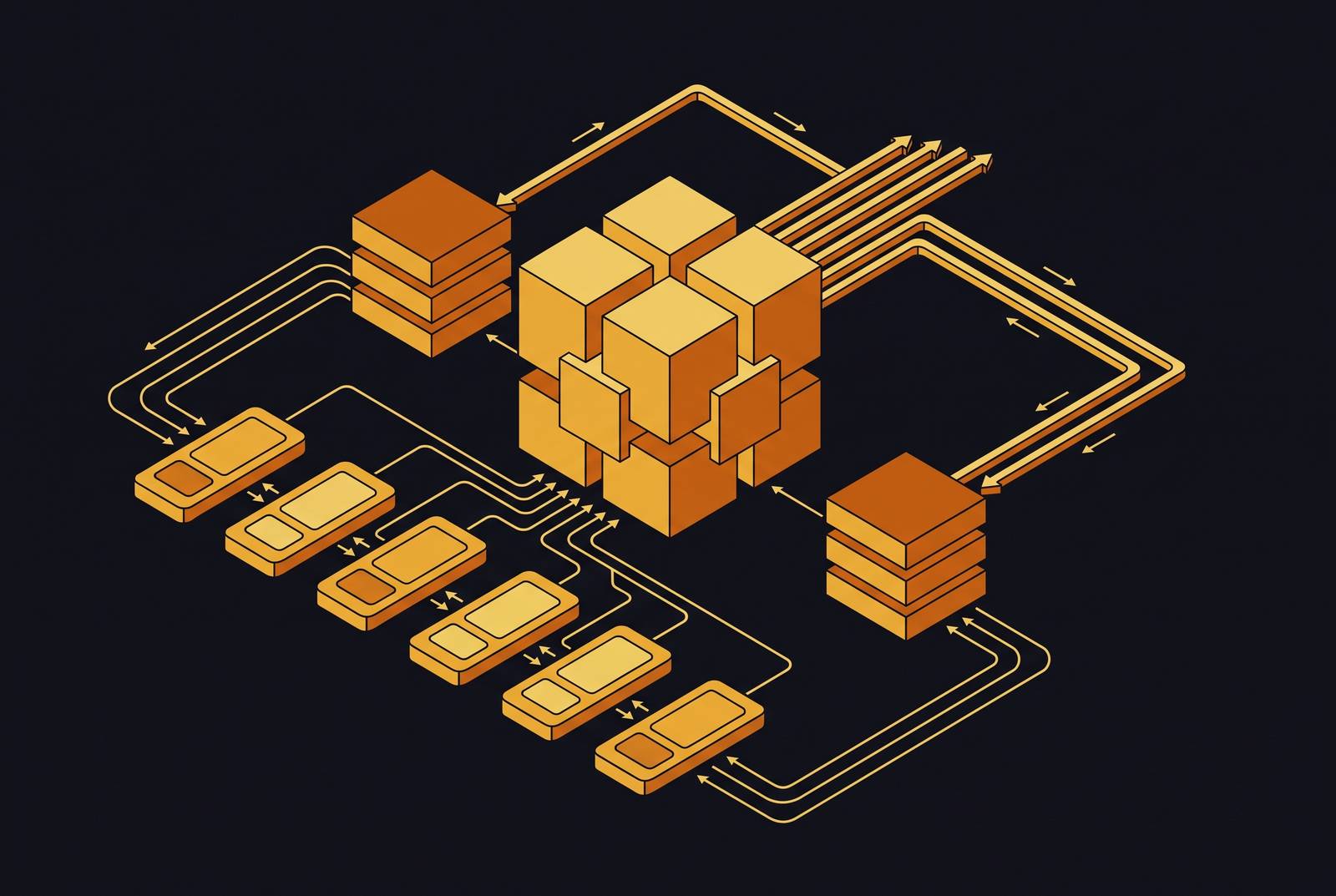 Cover illustration for “Slack Bot API Integration Architecture”