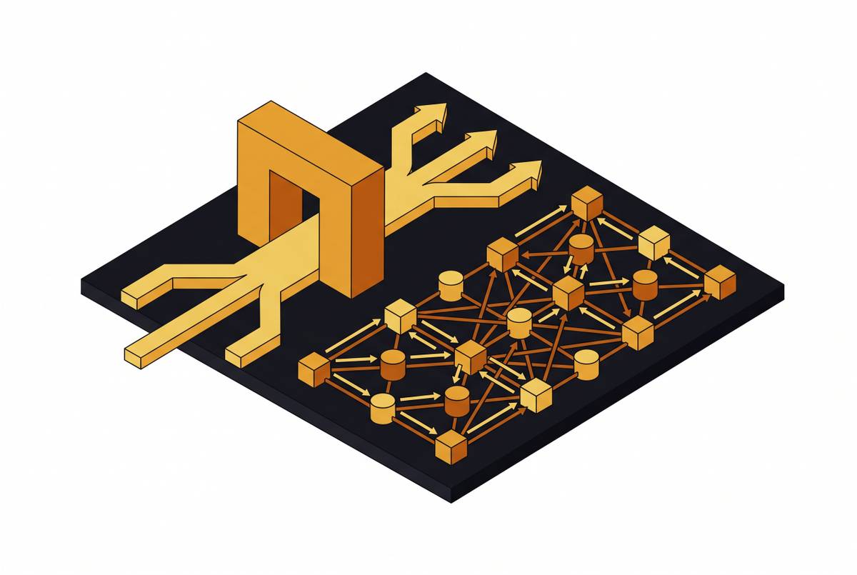 Cover illustration for “Service Mesh vs API Gateway for Microservices Traffic”