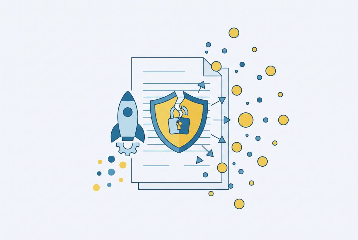 Cover illustration for “State Data Breach Notification Laws Affecting Startups”
