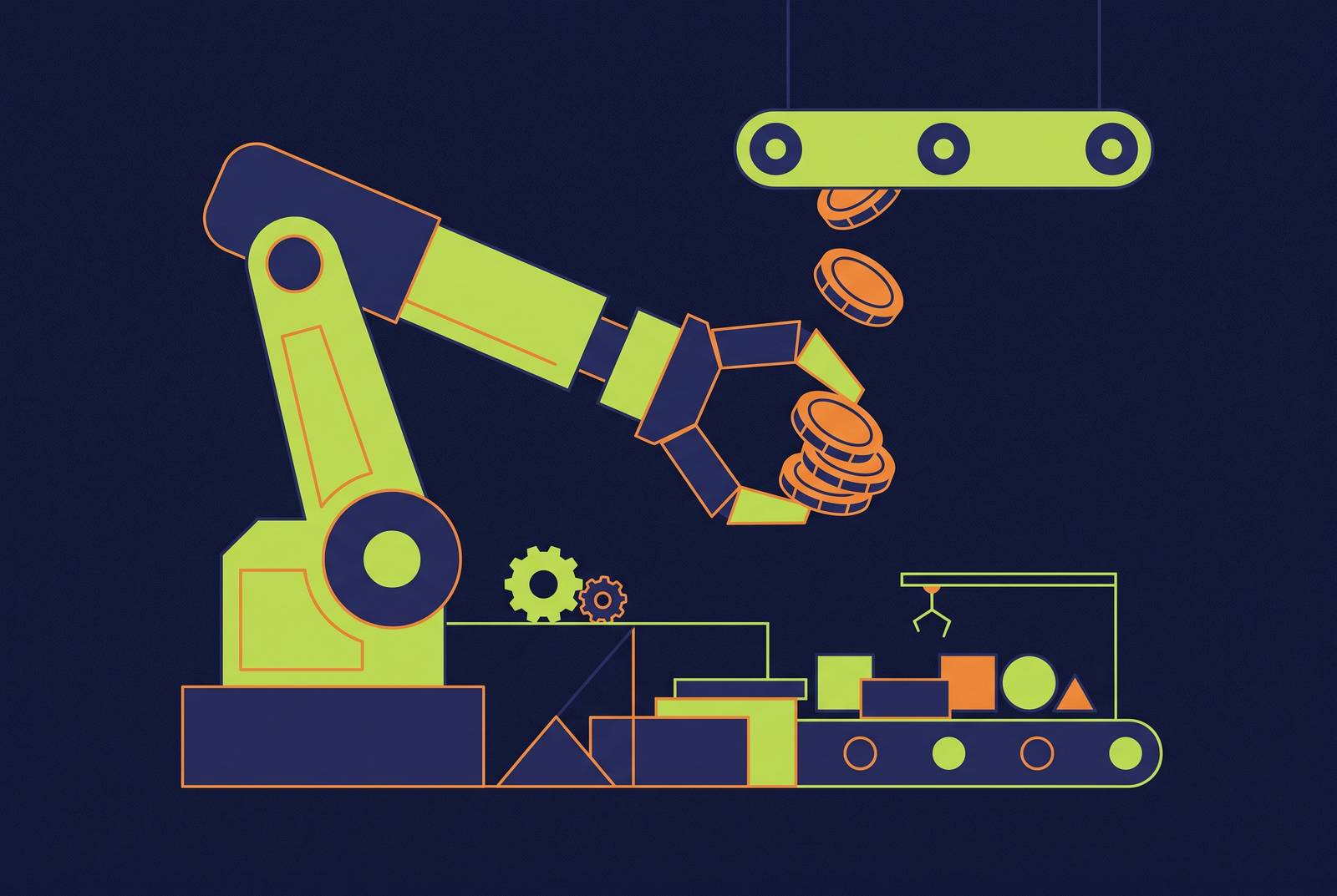 Cover illustration for “Automation Subsidy Programs Available to US Manufacturers in 2024”