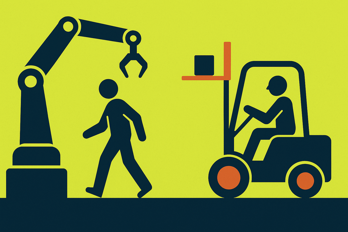 Cover illustration for “Labor Displacement vs. Labor Redeployment in Automated Factories”