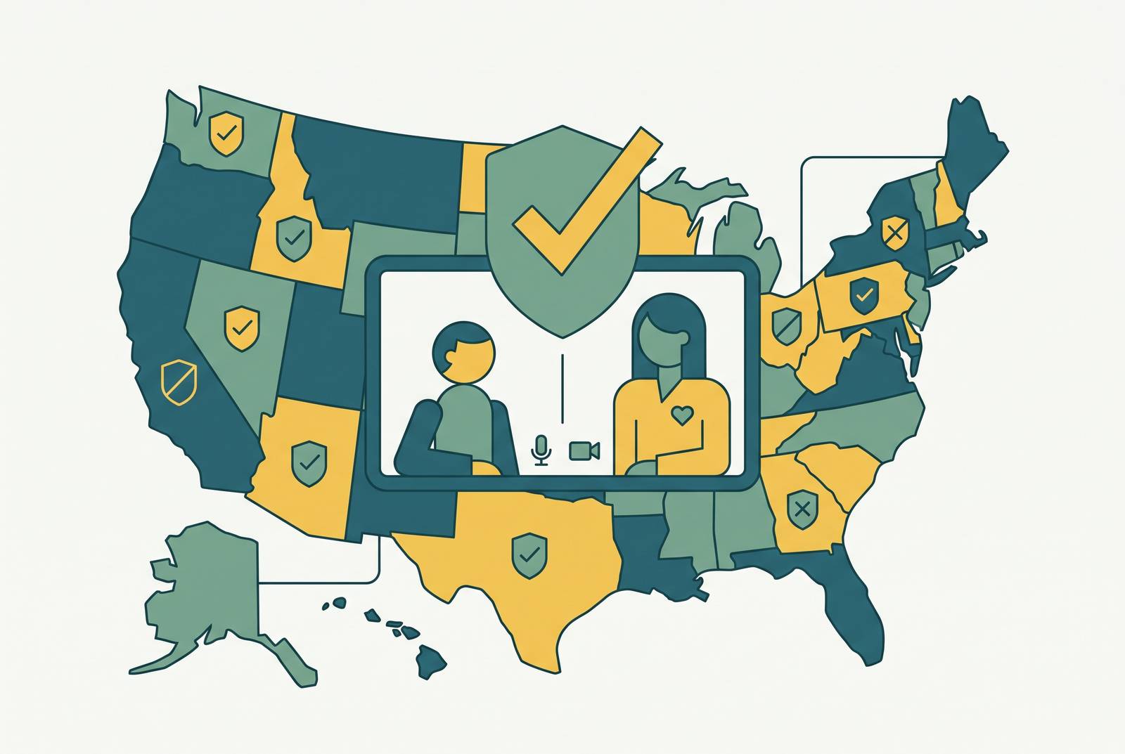 Cover illustration for “Minor Patient Consent Rules for Telehealth Across States”