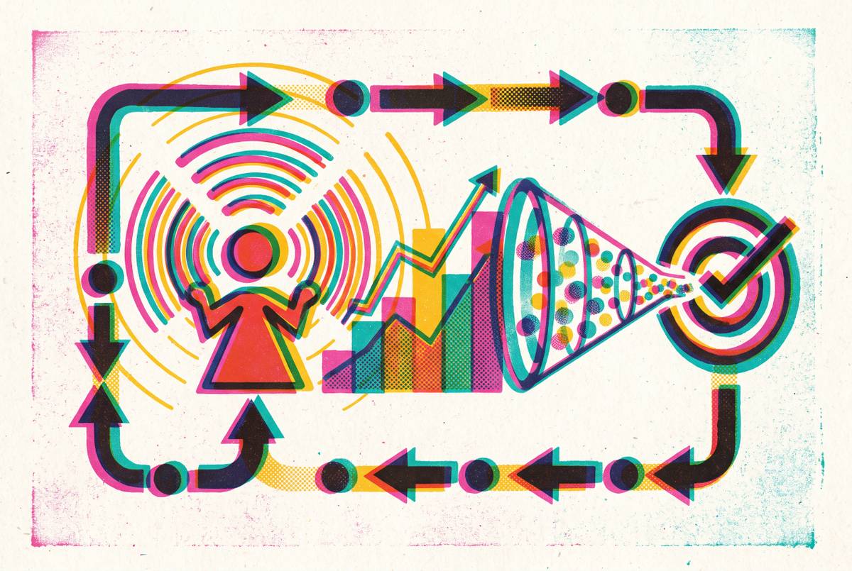 Cover illustration for “Performance-Based Influencer Platforms and Cost-per-Action Models”