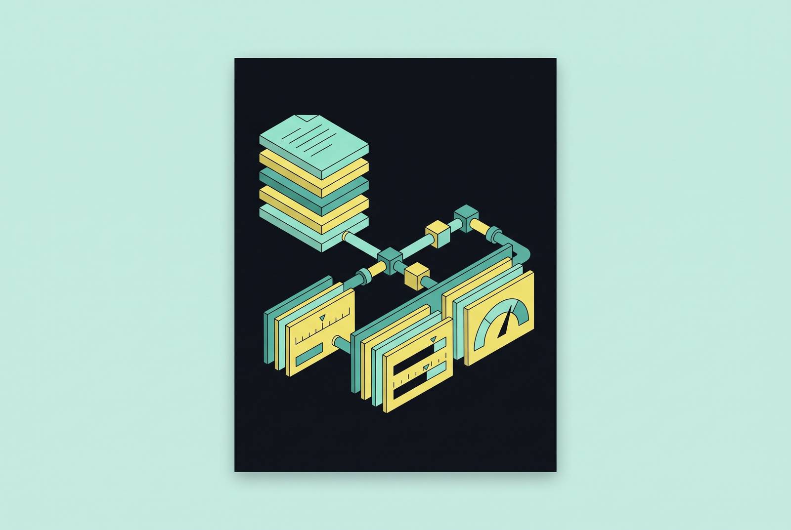 Cover illustration for “RAG Evaluation Frameworks Compared for Document QA”