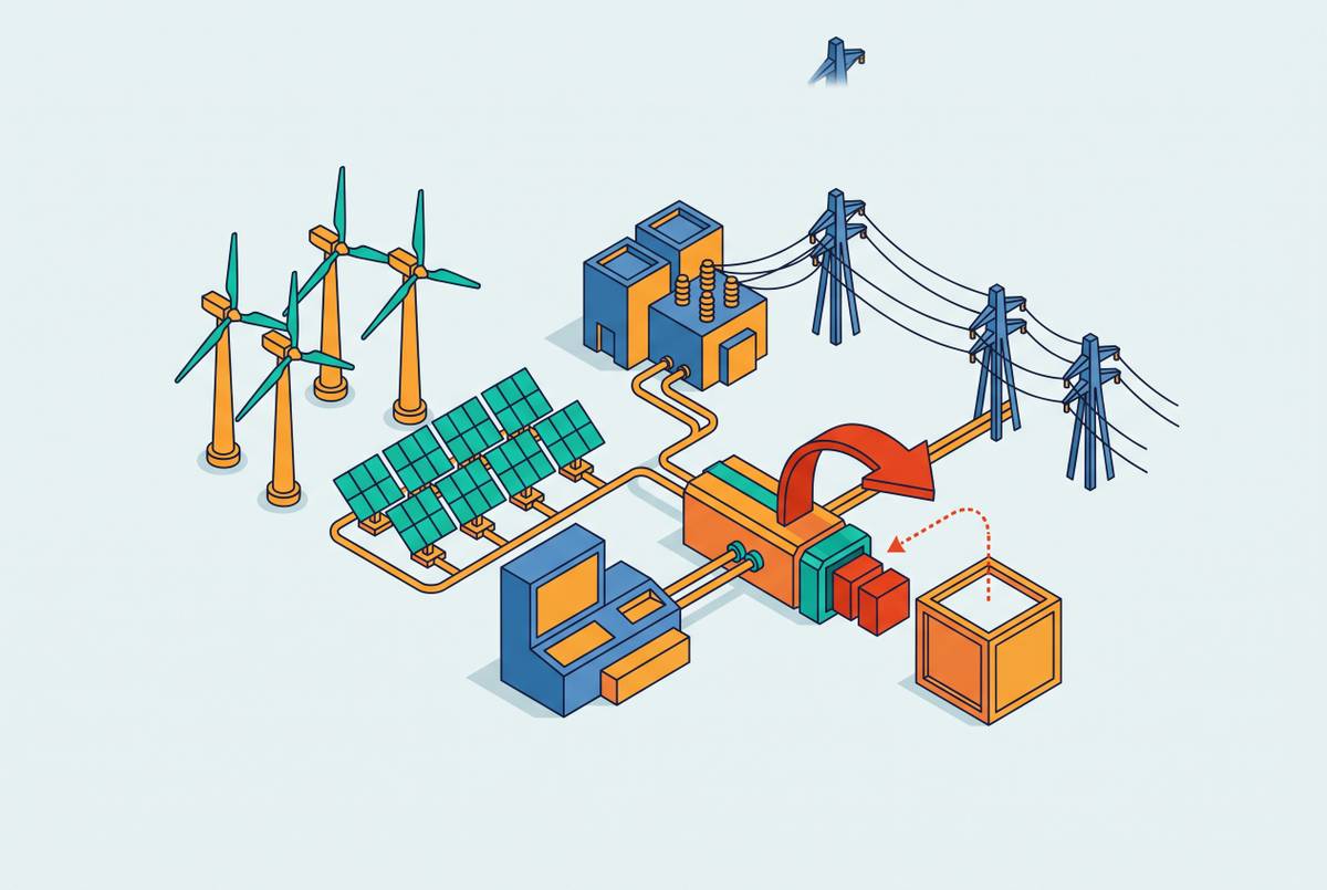 Cover illustration for “Curtailment Risk Management for Renewable Energy Projects”