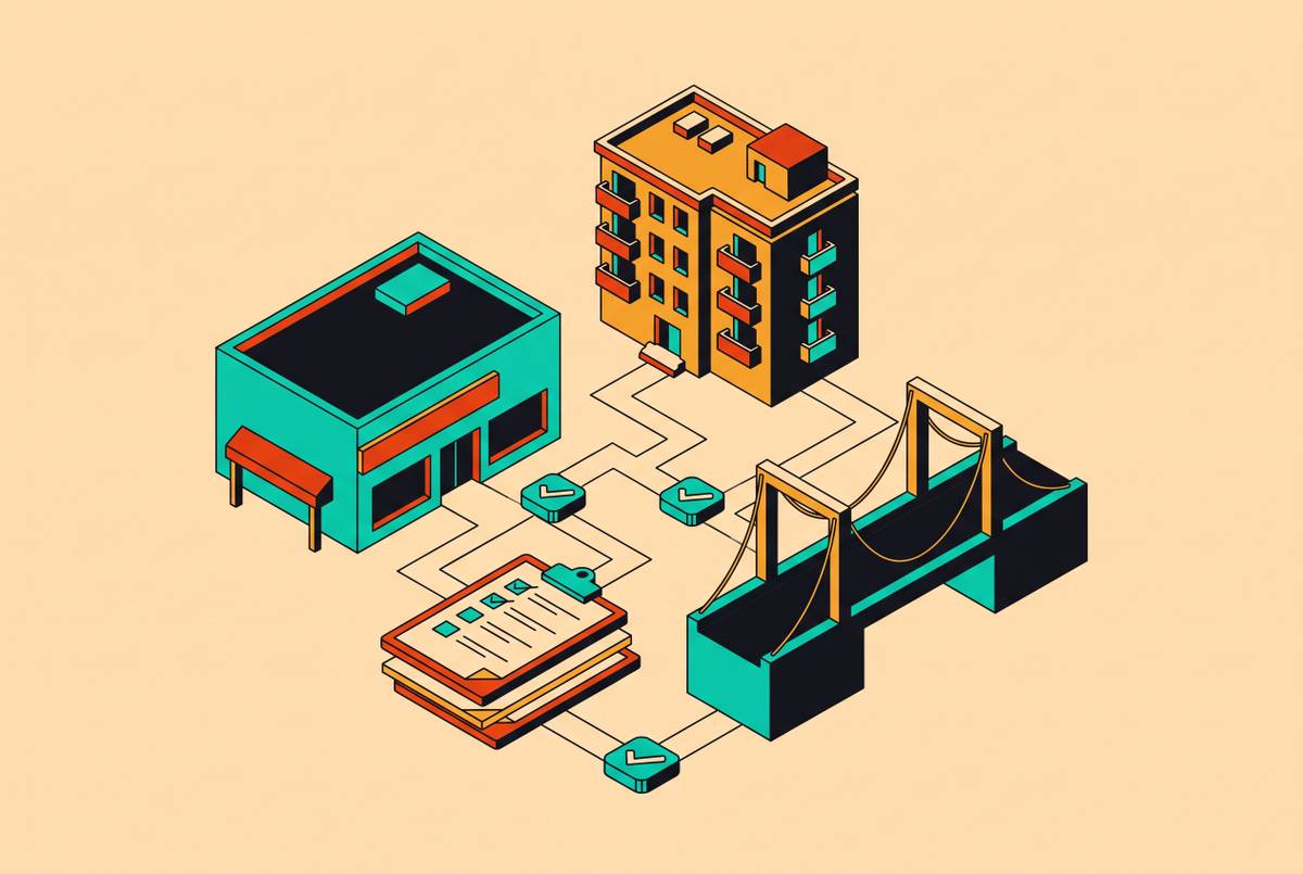 Cover illustration for “EU Taxonomy Alignment Reporting for Built Environment Assets”