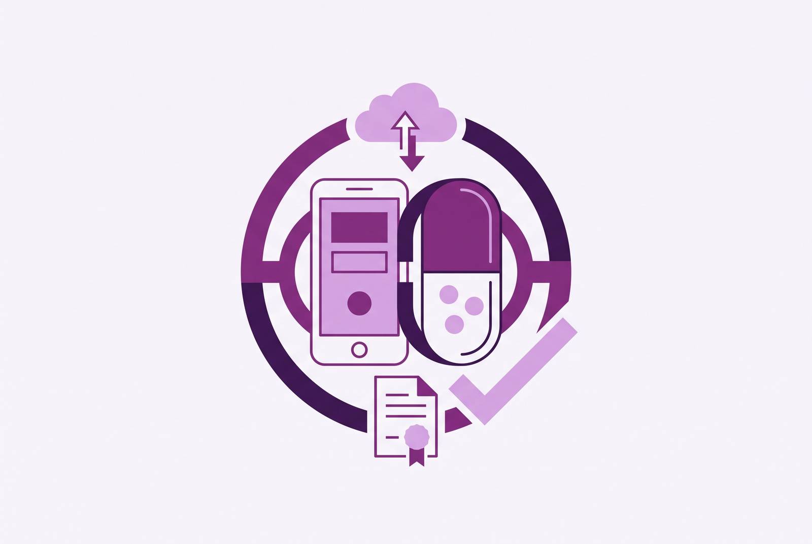 Cover illustration for “Digital Therapeutics and Prescription Drug Co-Promotion Compliance”
