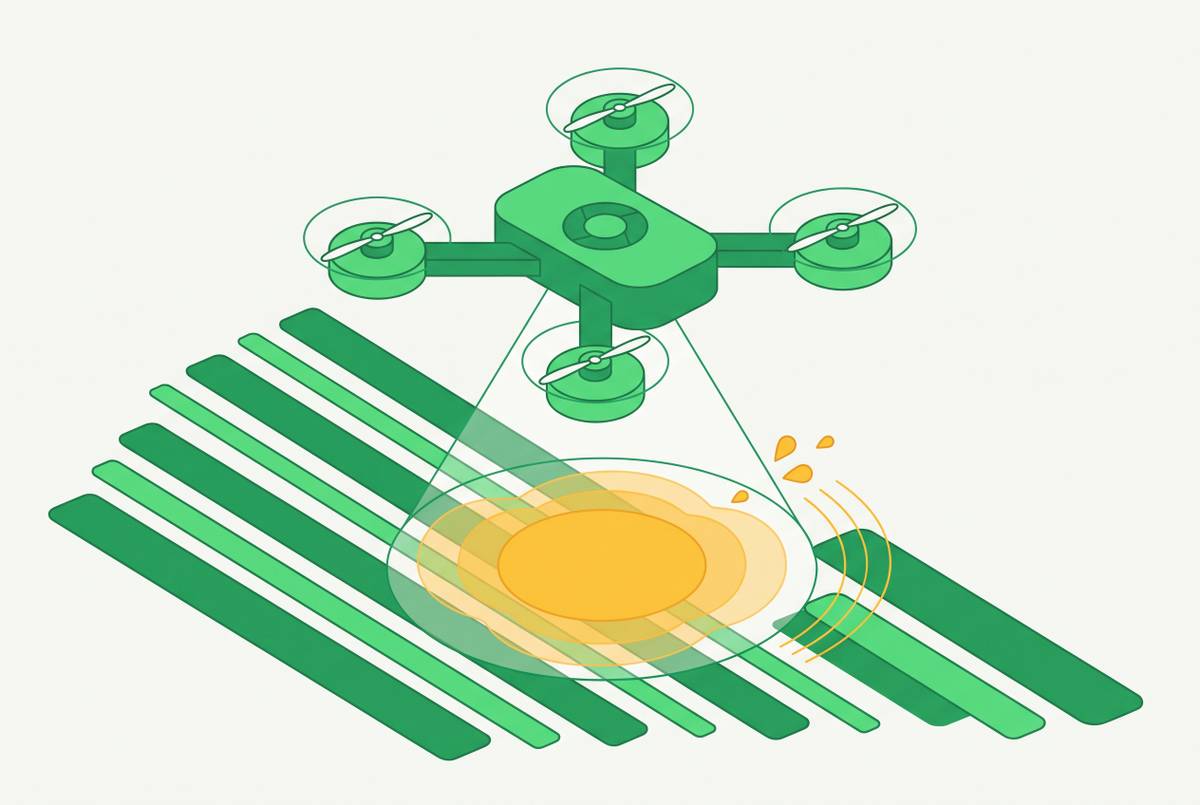 Cover illustration for “Thermal Drone Surveys for Irrigation Leak Detection”