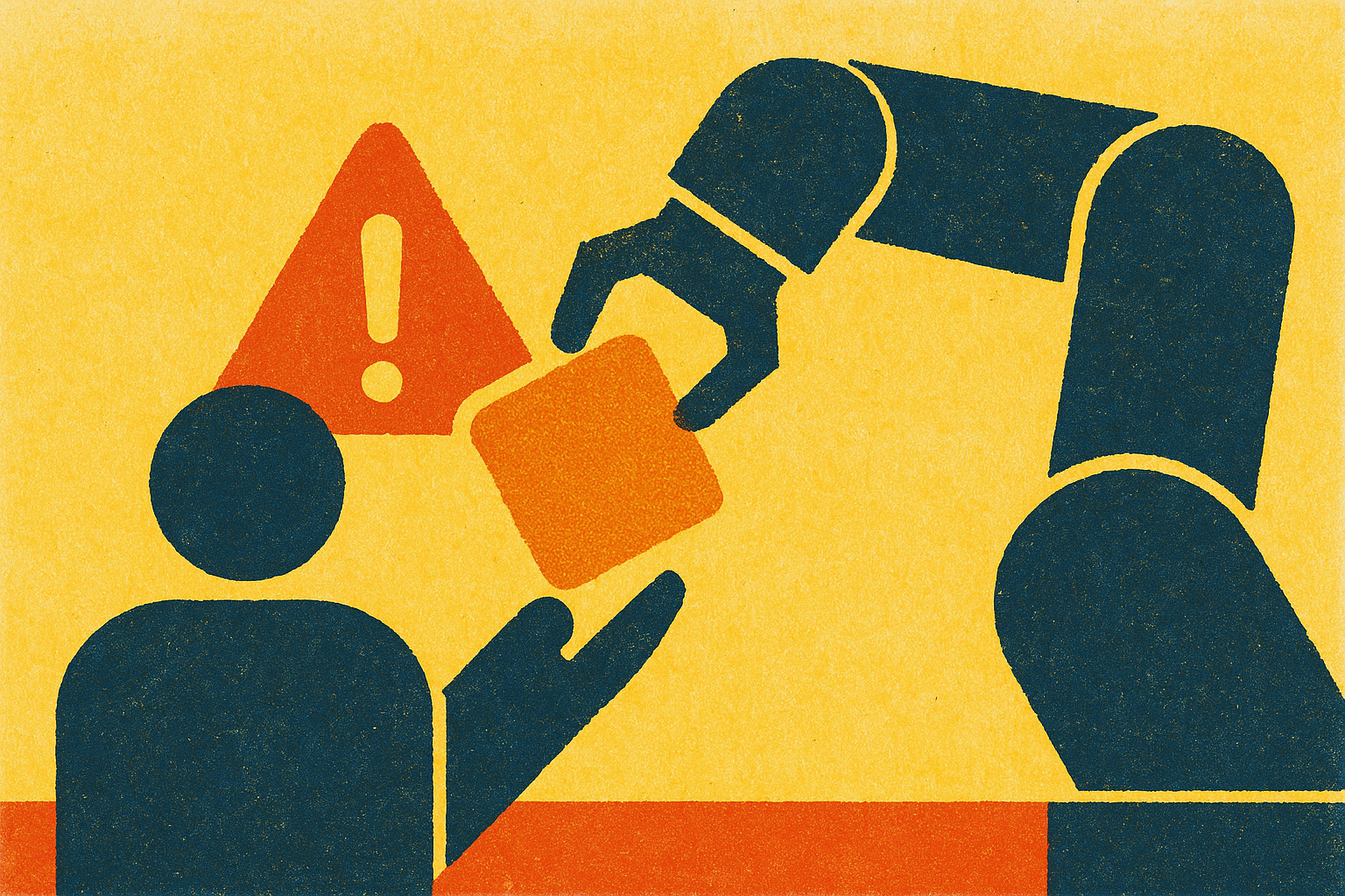 Cover illustration for “Cobot Safety Standards ISO 10218 and ISO TS 15066 Explained”