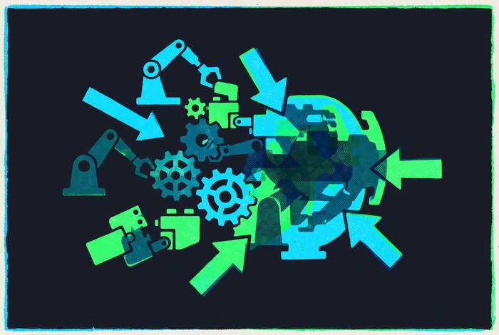 Cover illustration for “Robotics Acquisitions and Consolidation Trends”