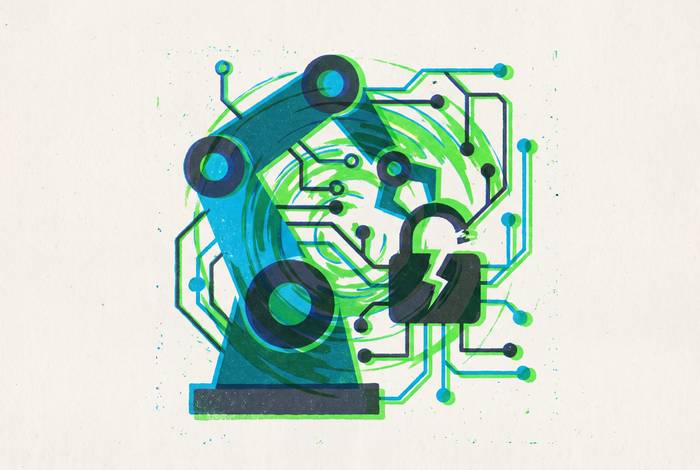Cover illustration for “Robot Operating System Security Vulnerabilities in Industrial Networks”