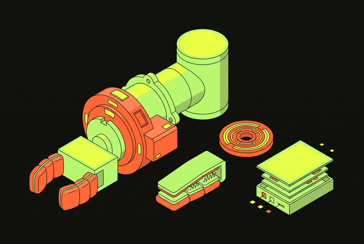 Cover illustration for “Collaborative Robot Force Limiting Hardware Under ISO TS 15066”