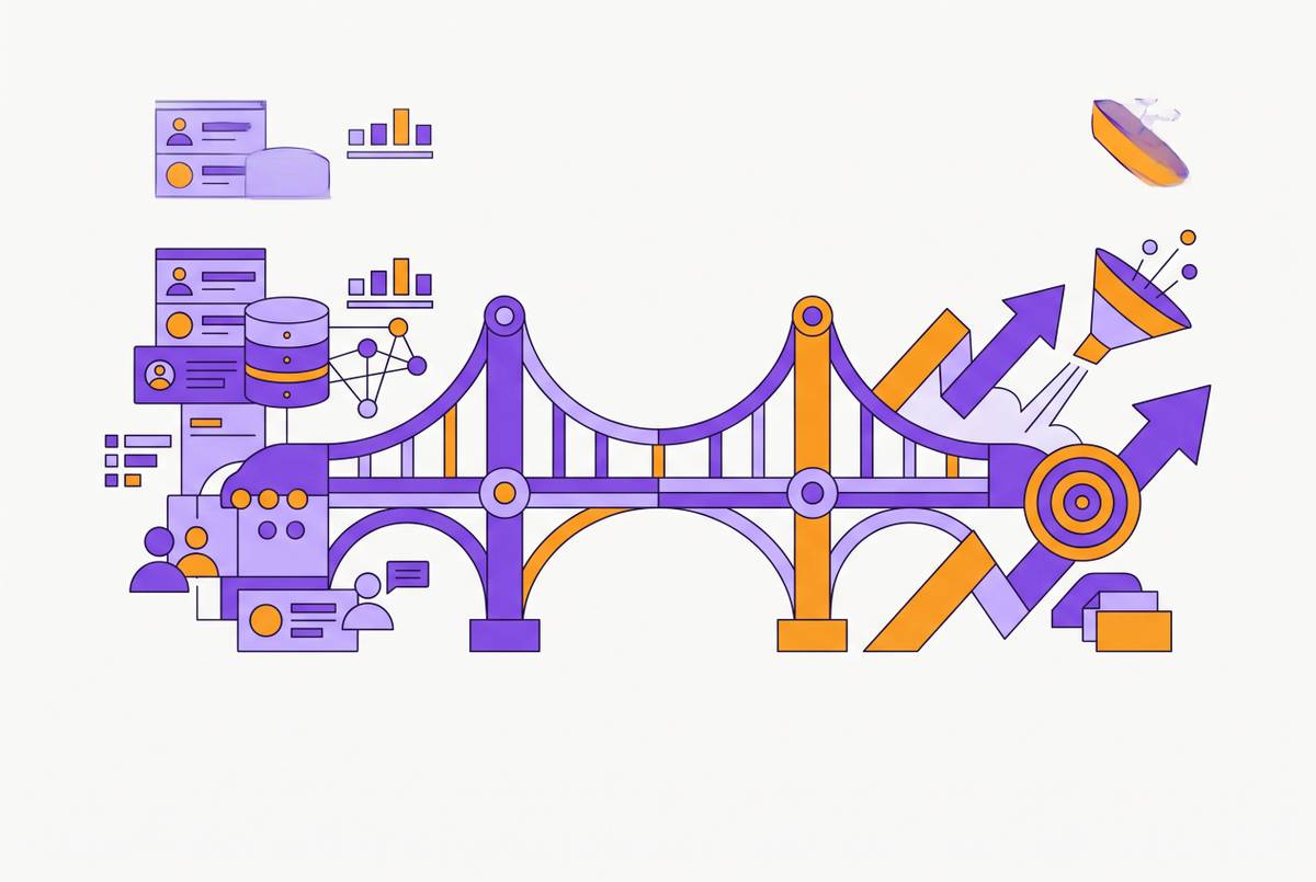 Cover illustration for “Revenue Operations as the Bridge Between CRM and GTM Strategy”