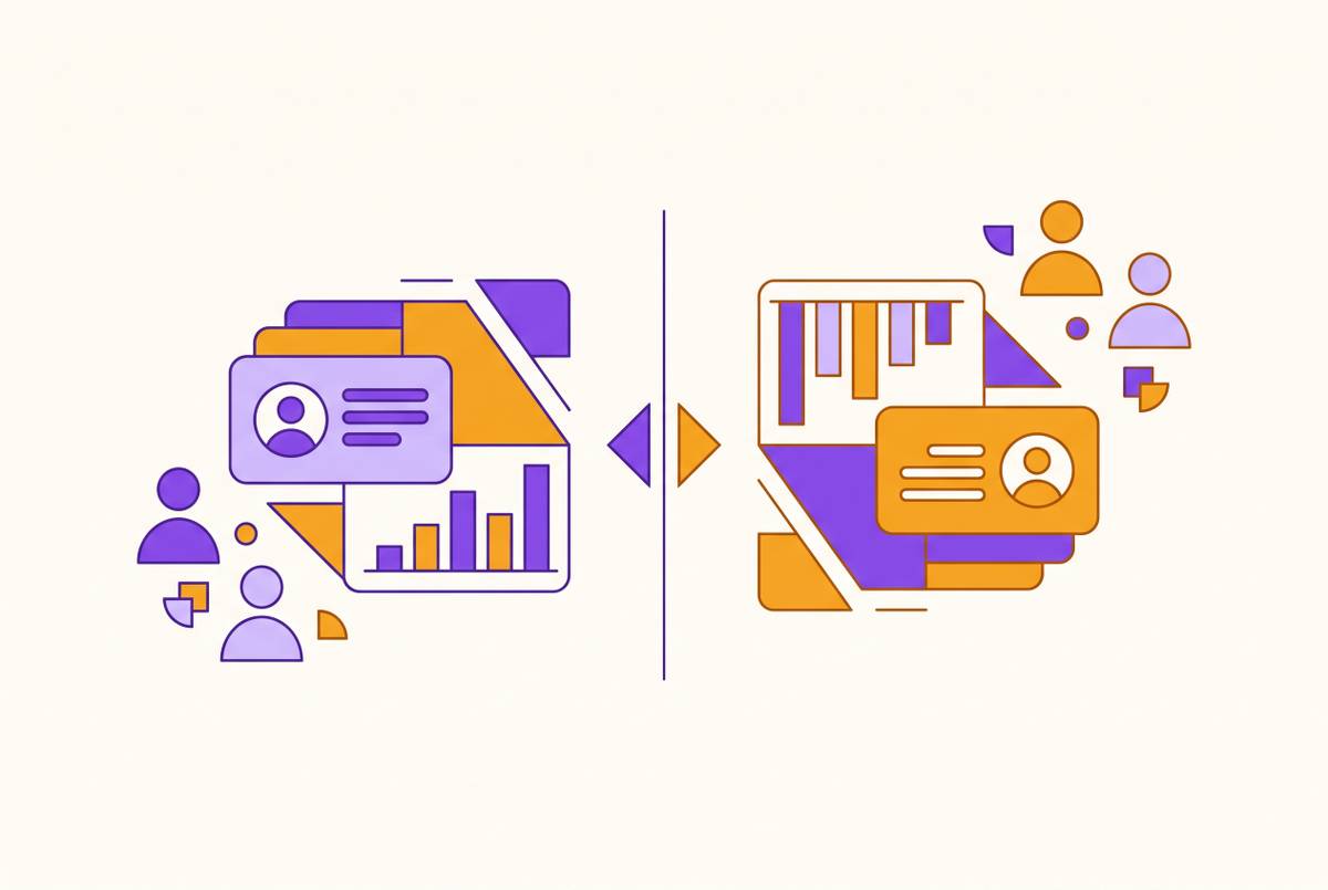 Cover illustration for “Zoho CRM vs HubSpot for Small Business Teams”
