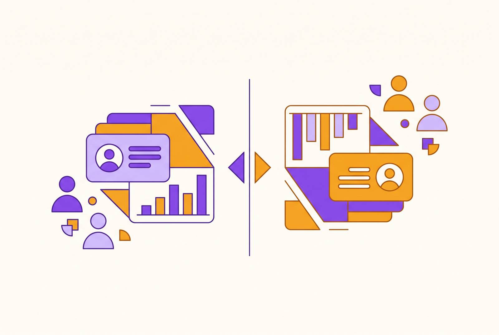 Cover illustration for “Zoho CRM vs HubSpot for Small Business Teams”
