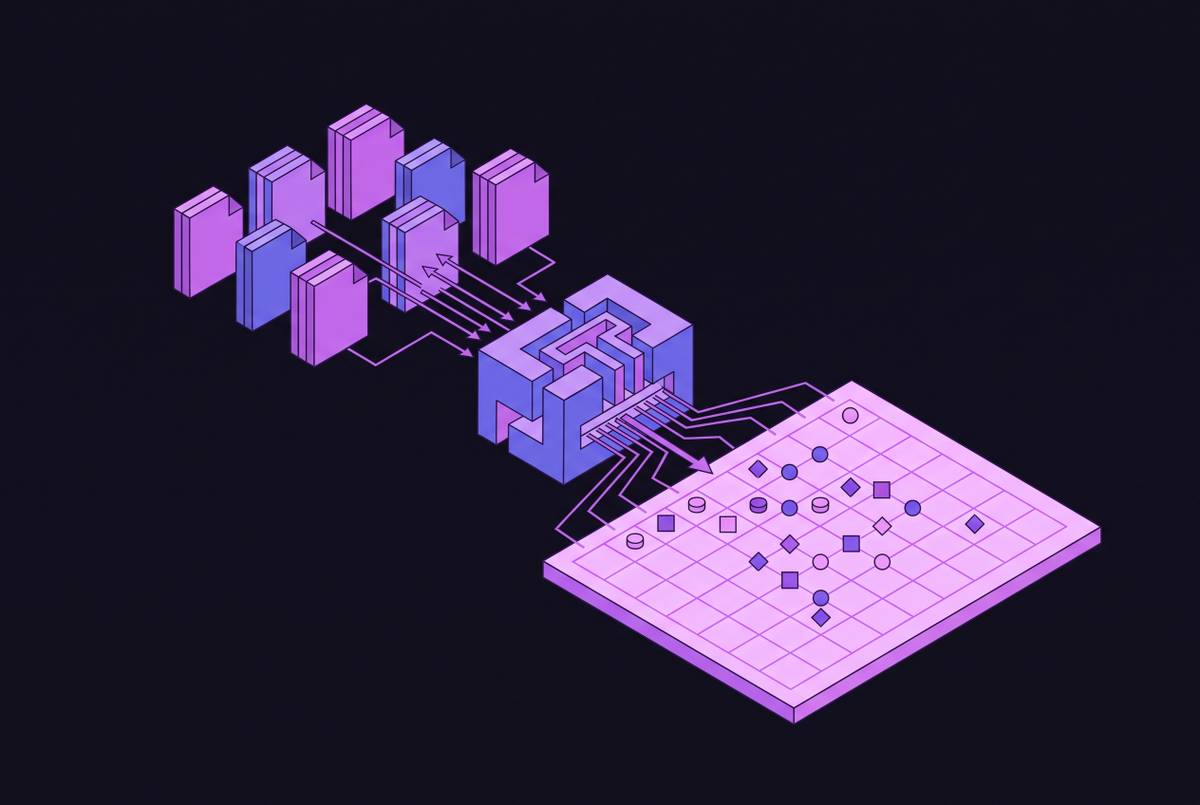Cover illustration for “Embedding Model Selection for Domain-Specific Corpora”