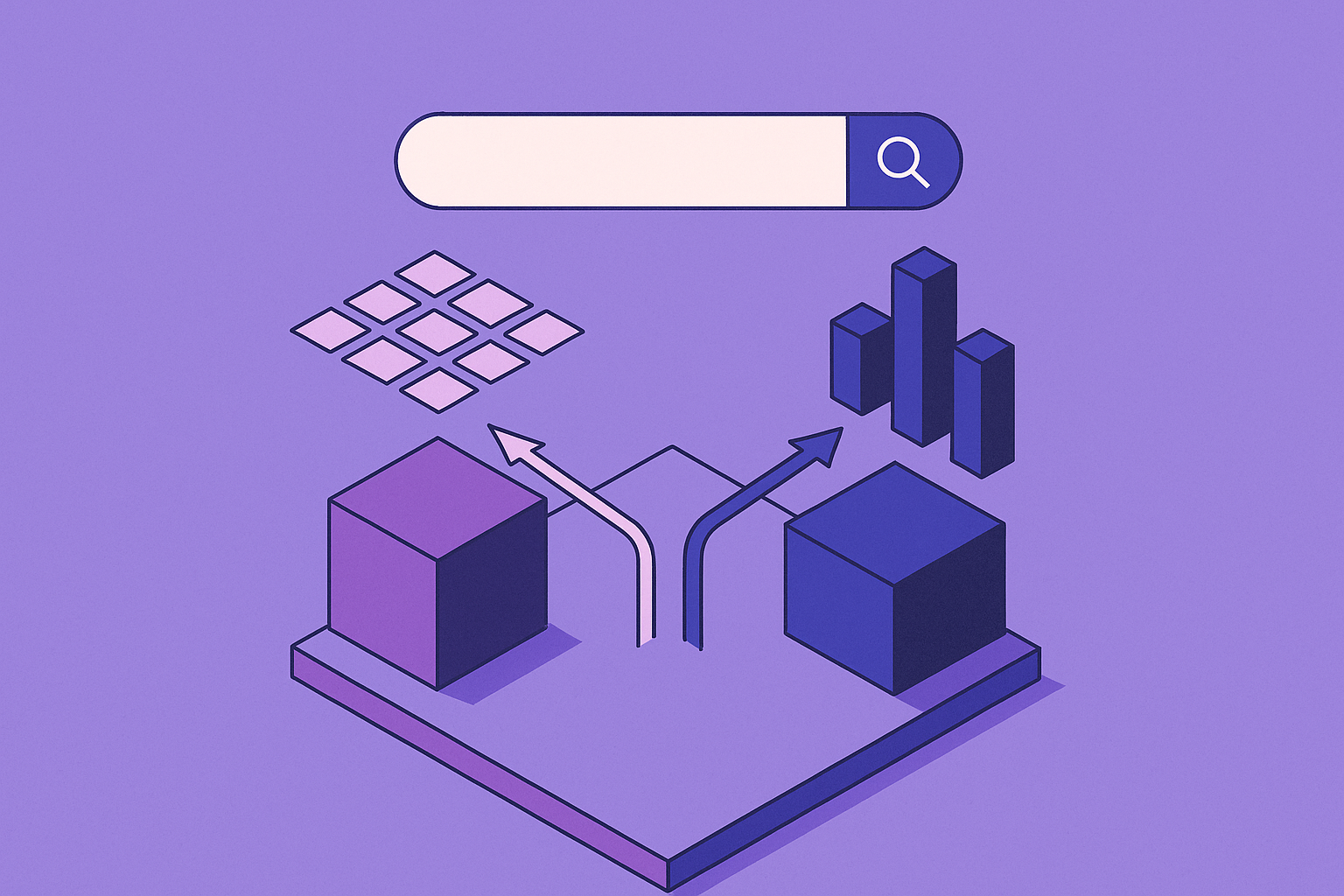 Cover illustration for “Hybrid Search Combining Dense and Sparse Retrieval”