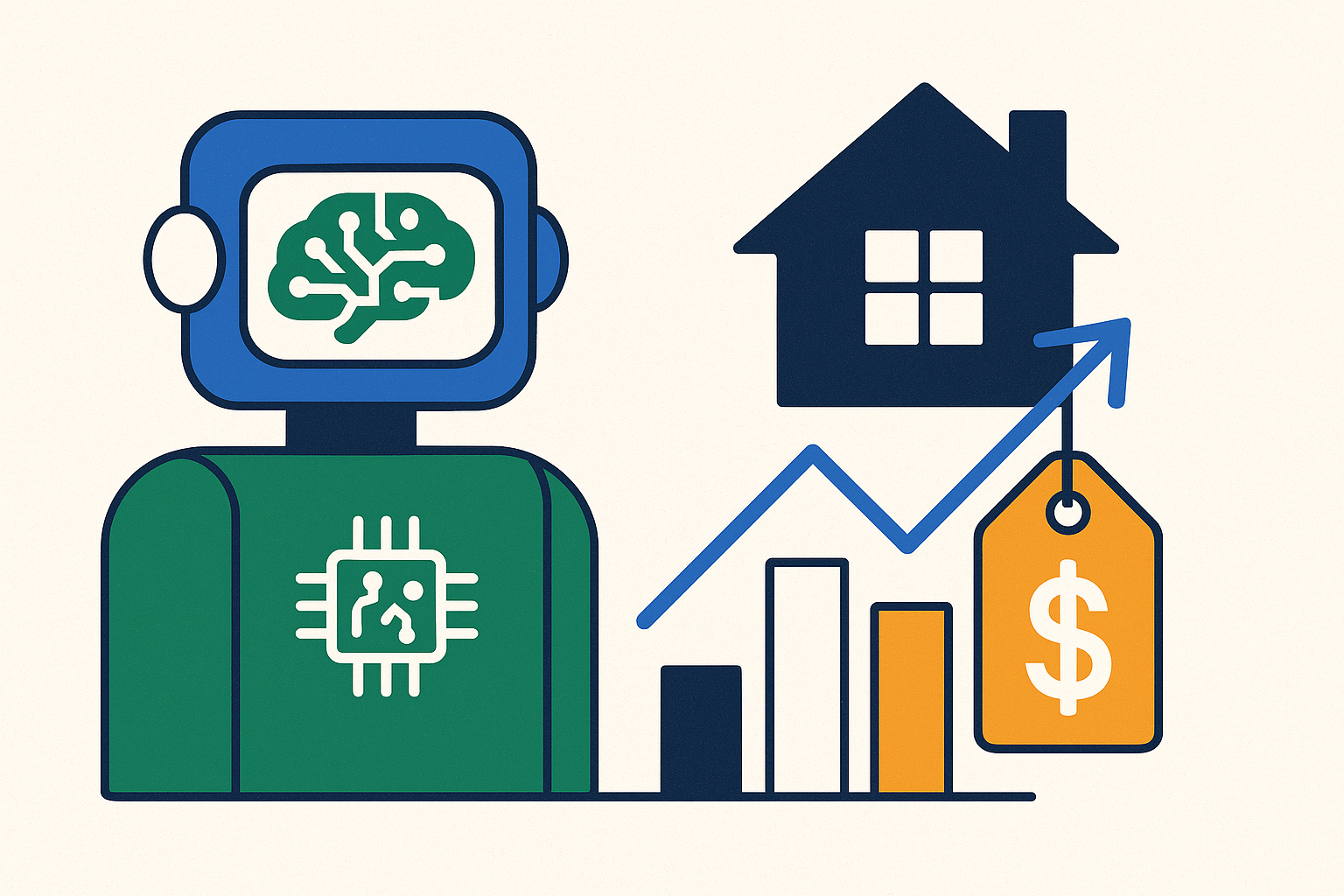 Cover illustration for “AI Pricing Tools for Single-Family Rental Operators”
