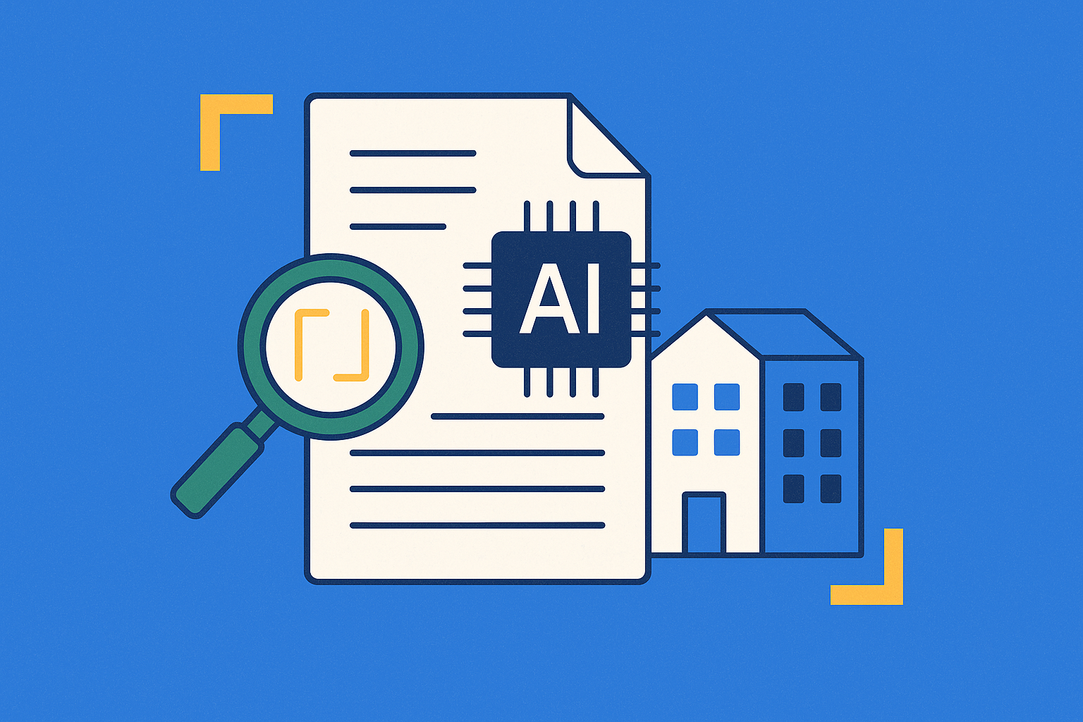 Cover illustration for “AI Lease Abstraction Tools for Commercial Real Estate”