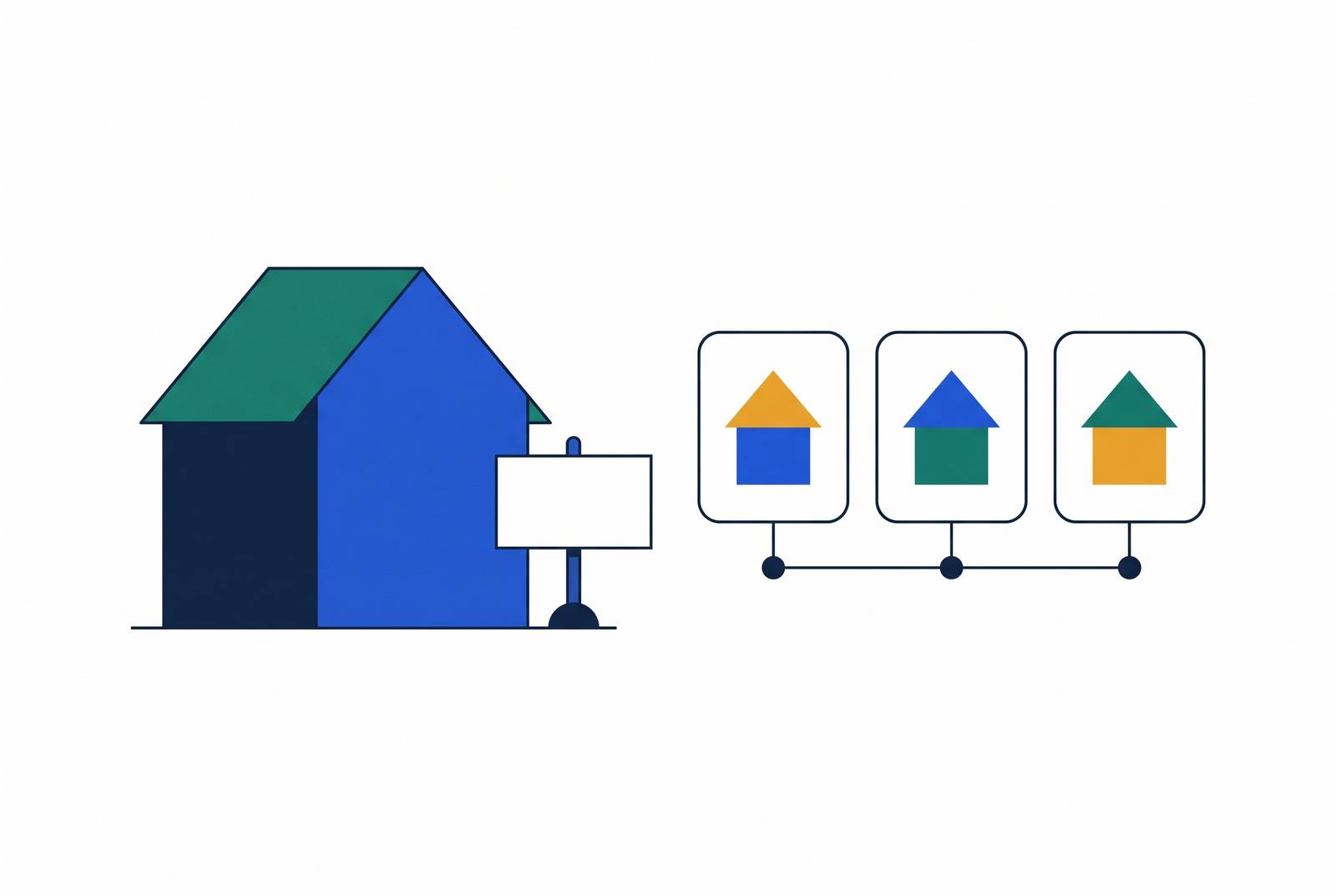 Cover illustration for “For Sale by Owner Listing Platforms Compared”
