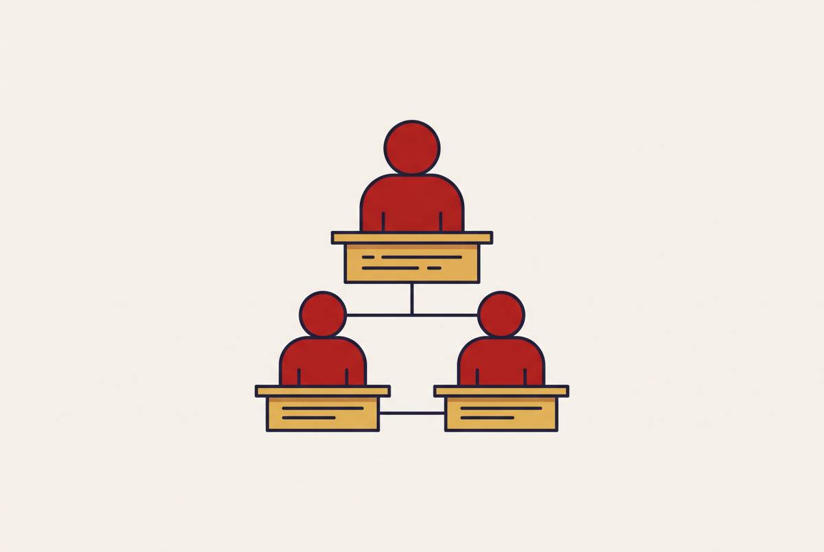 Cover illustration for “Legal Ops Staffing Models for Lean In-House Departments”