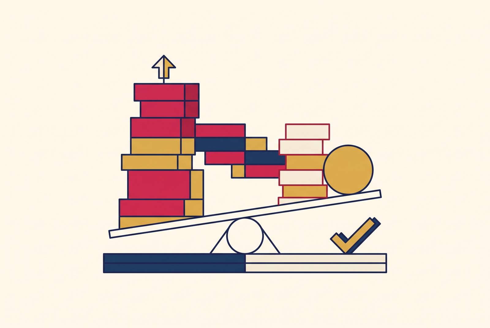 Cover illustration for “Legal Spend Benchmarks for In-House Teams Replacing Outside Counsel”