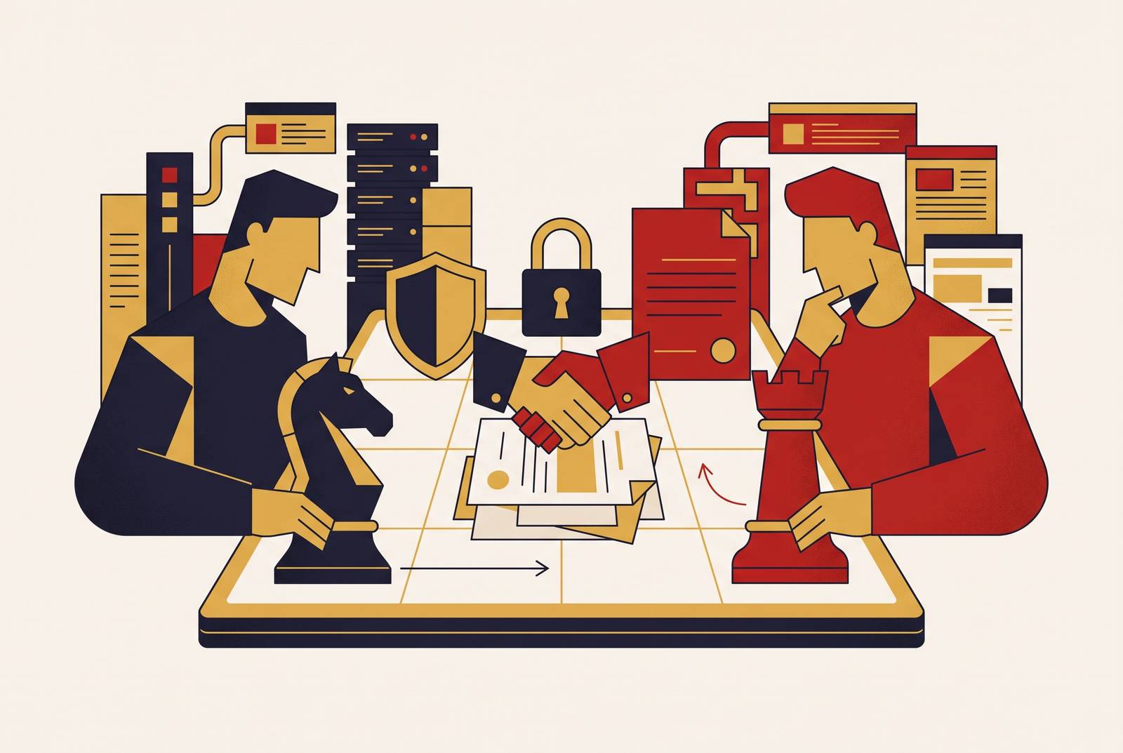 Cover illustration for “Opening Position Strategy in Enterprise Software Licensing Deals”