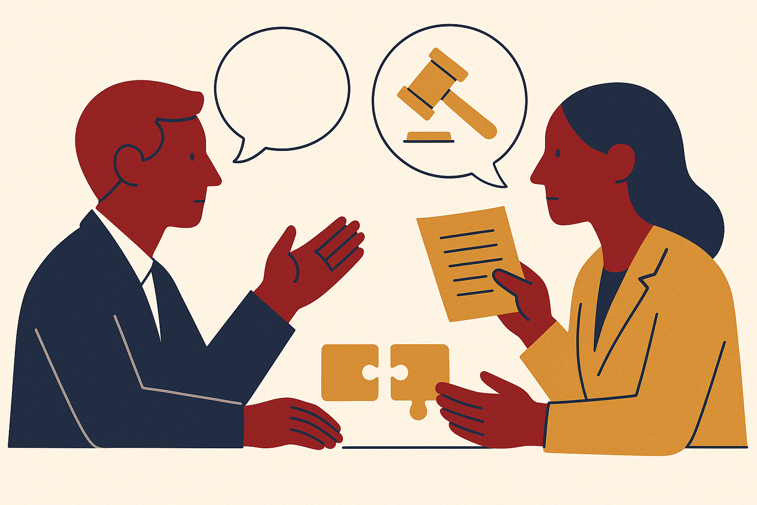 Cover illustration for “Counterpart Negotiation Tactics Used by Outside Counsel”