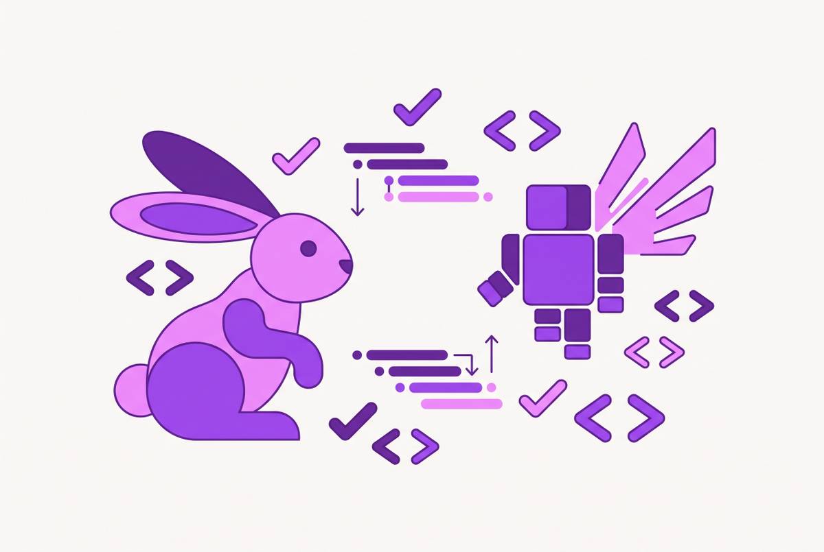 Cover illustration for “CodeRabbit vs GitHub Copilot Code Review”