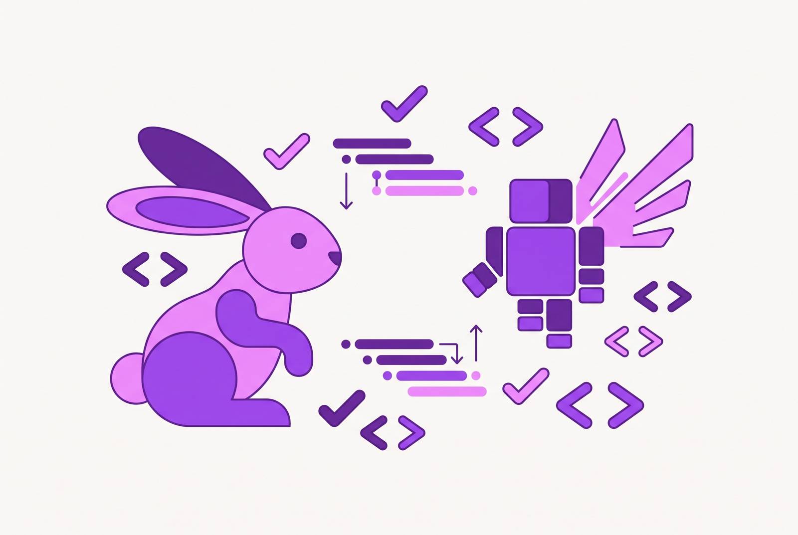 Cover illustration for “CodeRabbit vs GitHub Copilot Code Review”