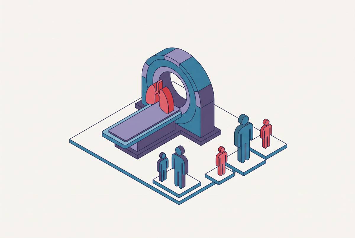 Cover illustration for “Low-Dose CT Lung Cancer Screening Eligibility Beyond USPSTF Criteria”