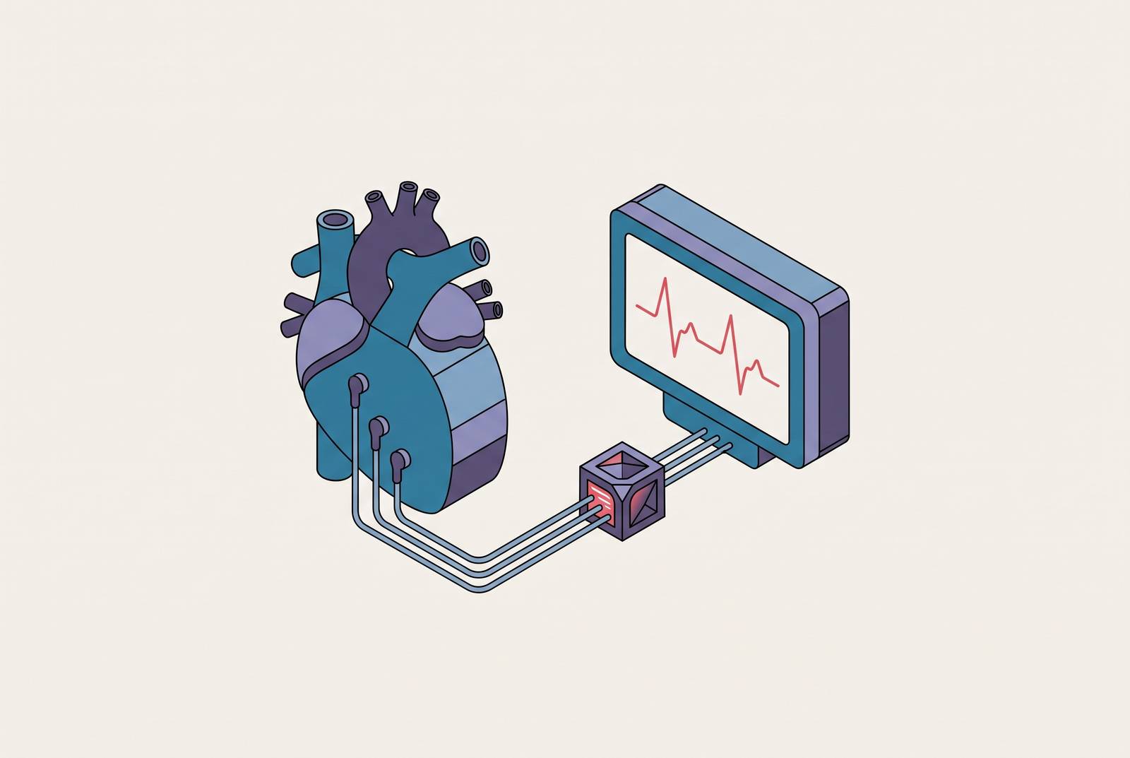 Cover illustration for “AI-Assisted ECG Interpretation for Subclinical Cardiac Disease”