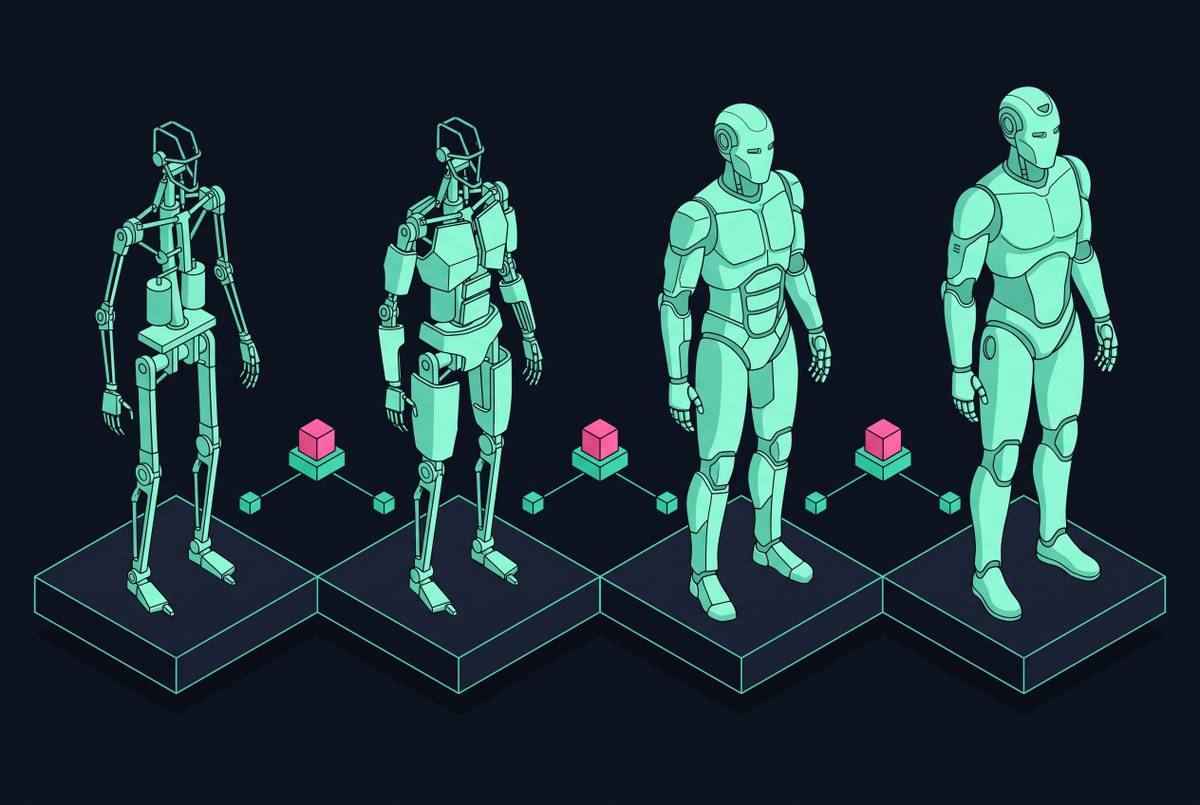 Cover illustration for “Figure AI Robot Development Timeline”