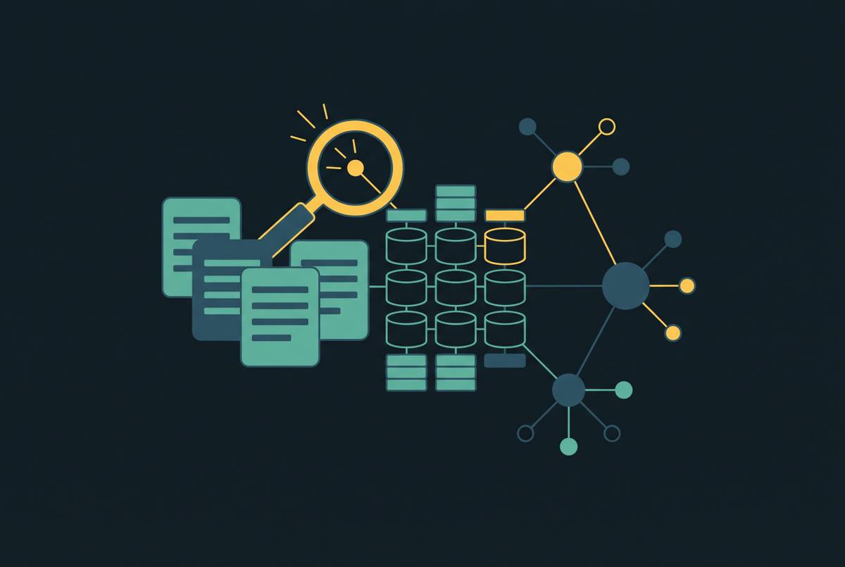 Cover illustration for “Storing and Indexing Meeting Transcripts for Semantic Search”