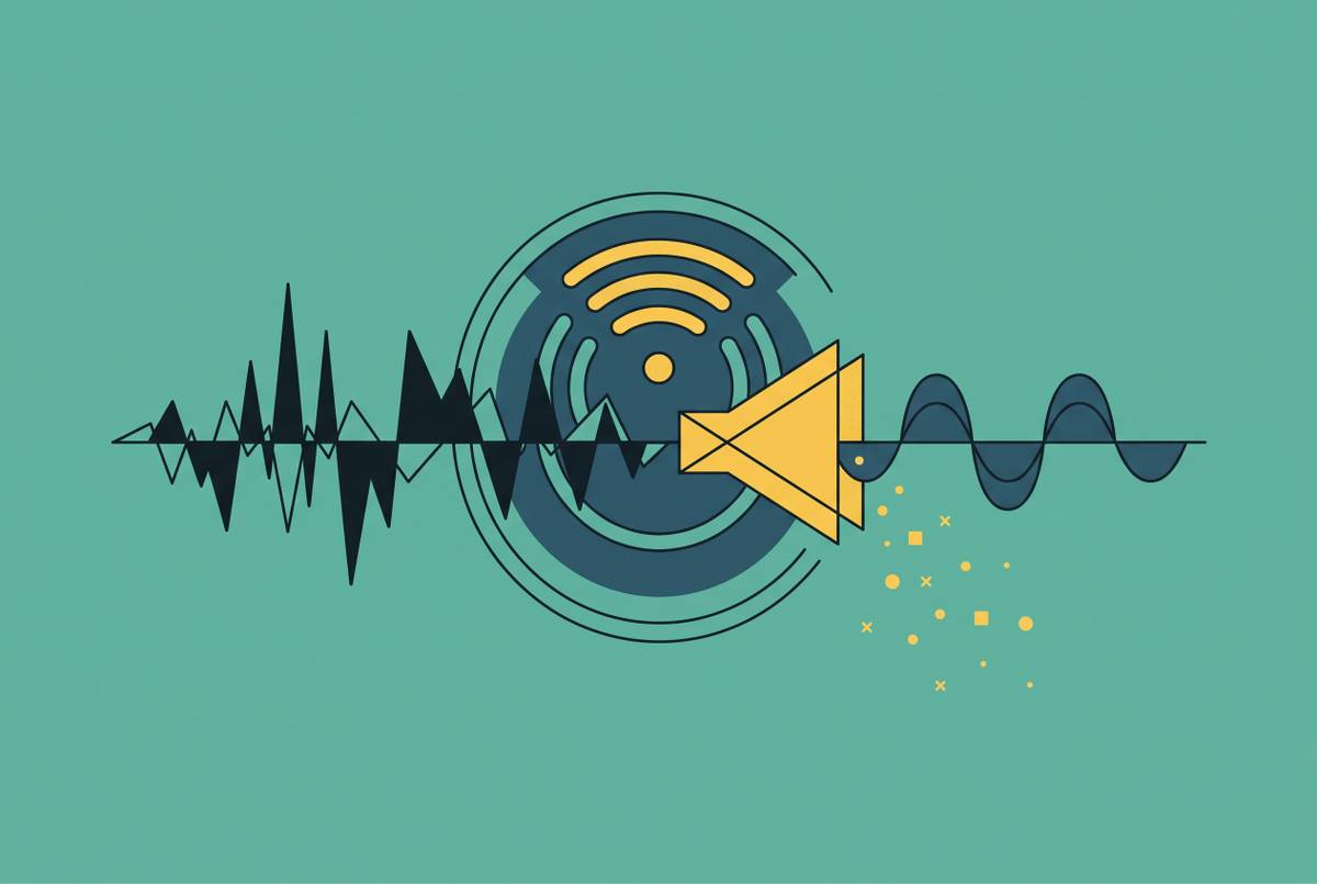 Cover illustration for “Audio Preprocessing for Meeting Recordings Before Transcription”