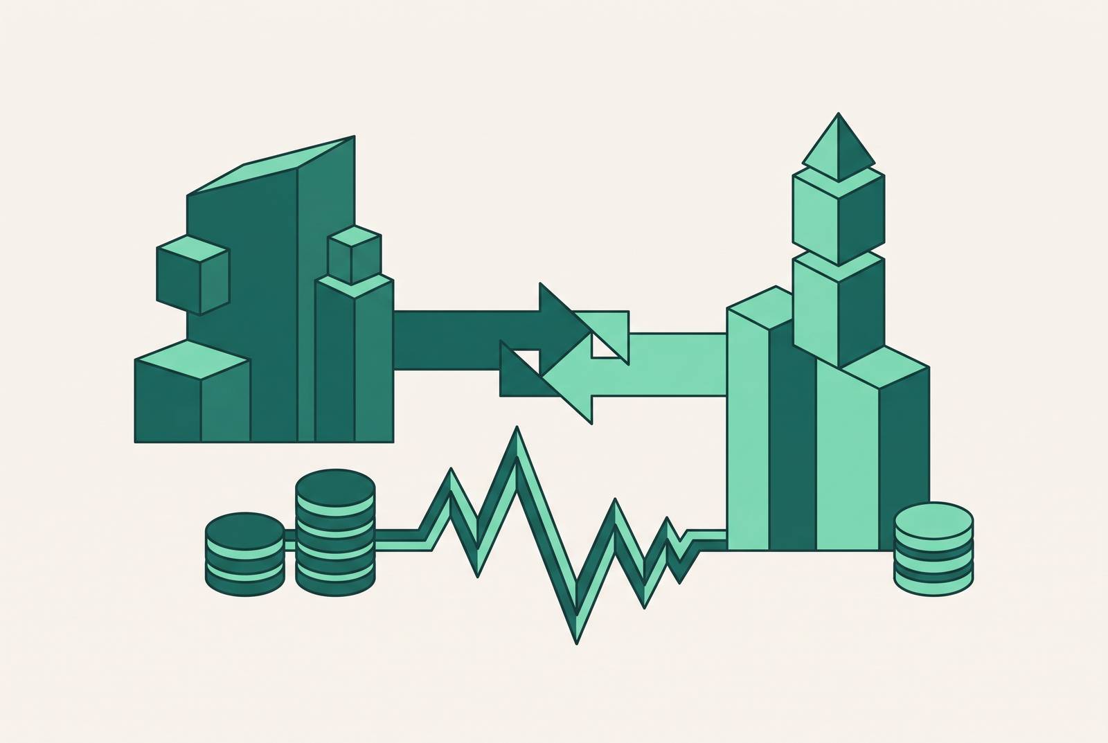 Cover illustration for “Currency Risk in Cross-Border M&A Transactions”