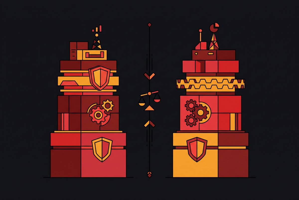 Cover illustration for “ServiceNow GRC vs RSA Archer for Large Enterprises”
