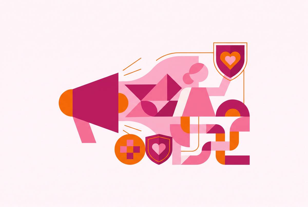Cover illustration for “Health Campaign Examples That Changed Women's Health Norms”