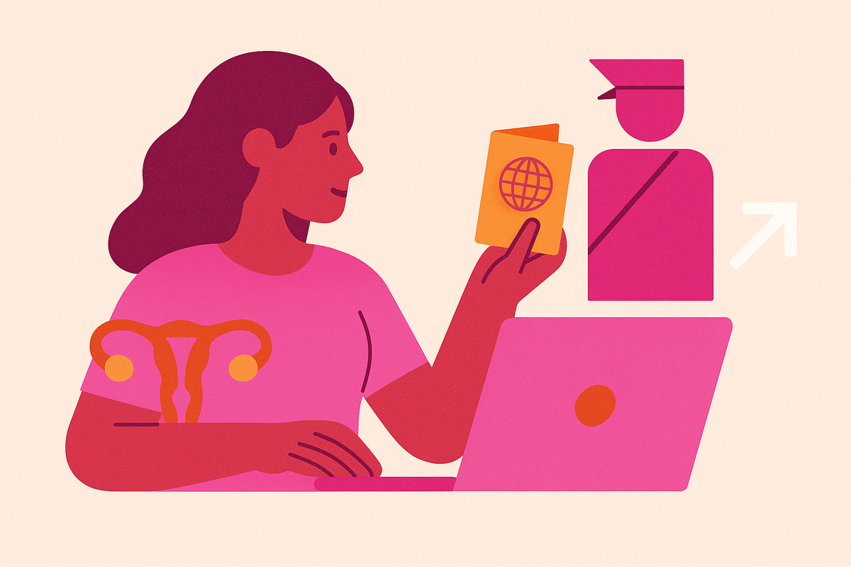 Cover illustration for “FemTech Startup Founder Visa and Immigration Pathways”