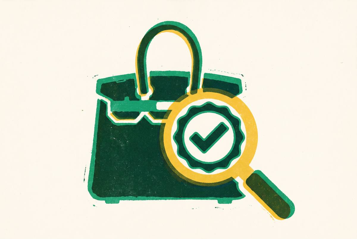 Cover illustration for “Authentication and Counterfeit Prevention in Luxury Product Marketplaces”