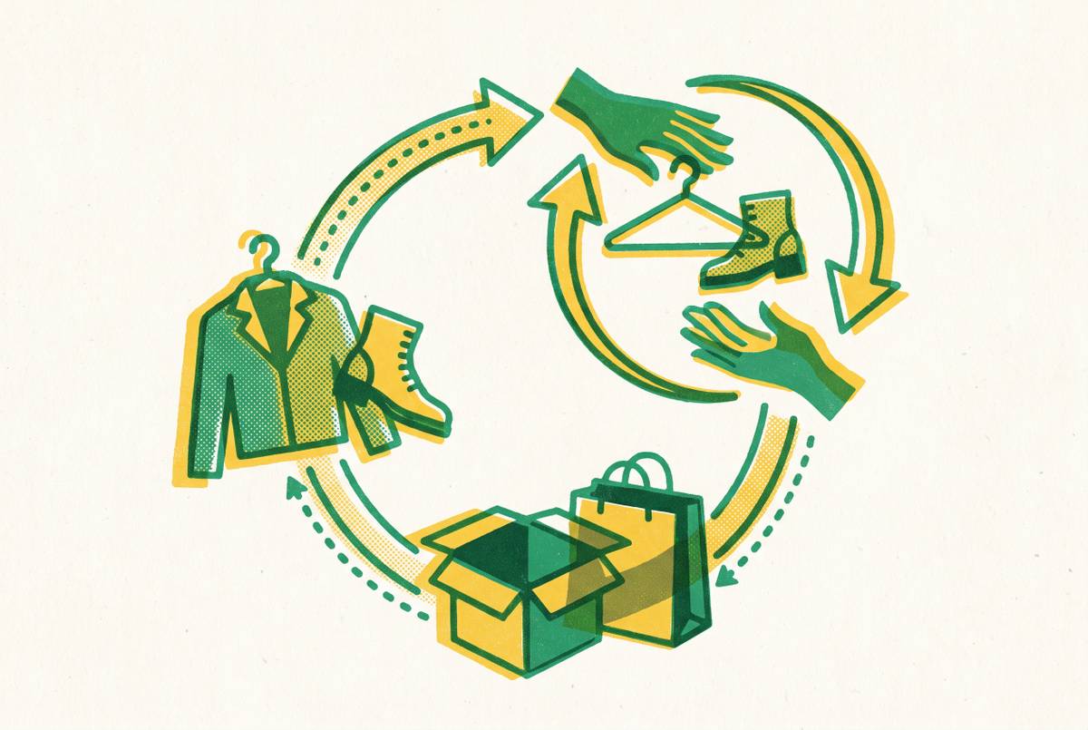 Cover illustration for “Resale and Recommerce Marketplace Business Models”