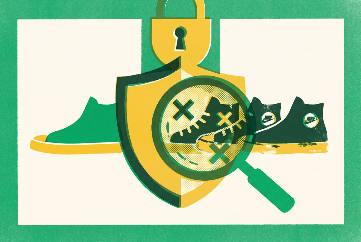 Cover illustration for “Counterfeit and IP Enforcement in Product Marketplaces”