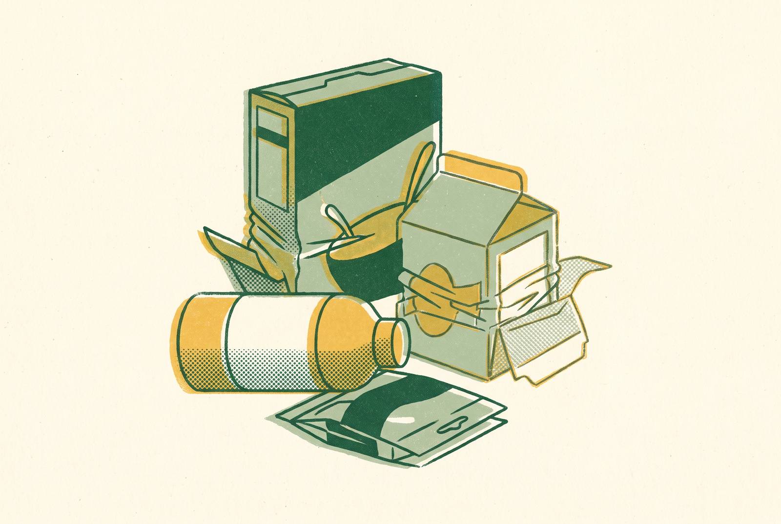Cover illustration for “Packaging Reduction Strategies for Consumer Brands”
