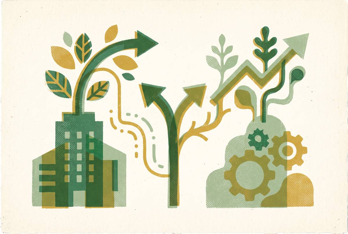 Cover illustration for “B2B Green Marketing Strategy Differences”