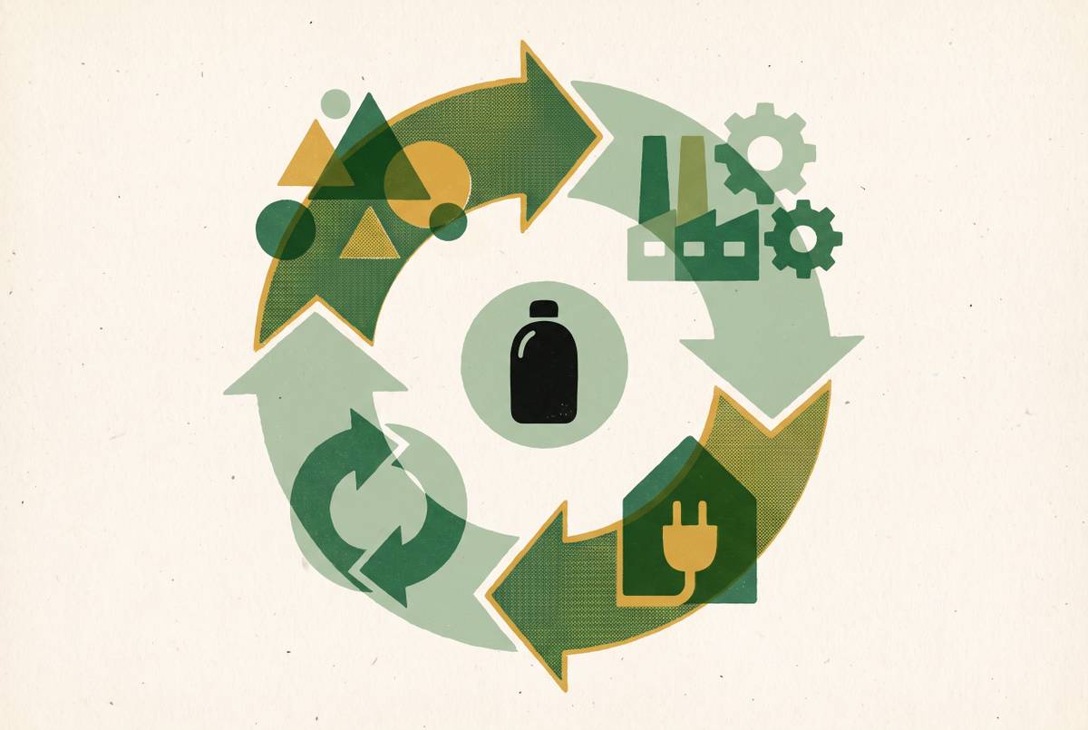 Cover illustration for “Life Cycle Assessment for Product Teams”