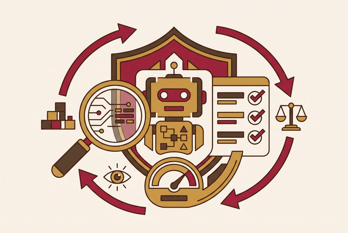 Cover illustration for “SR 11-7 Model Risk Management Applied to Coding Agents”