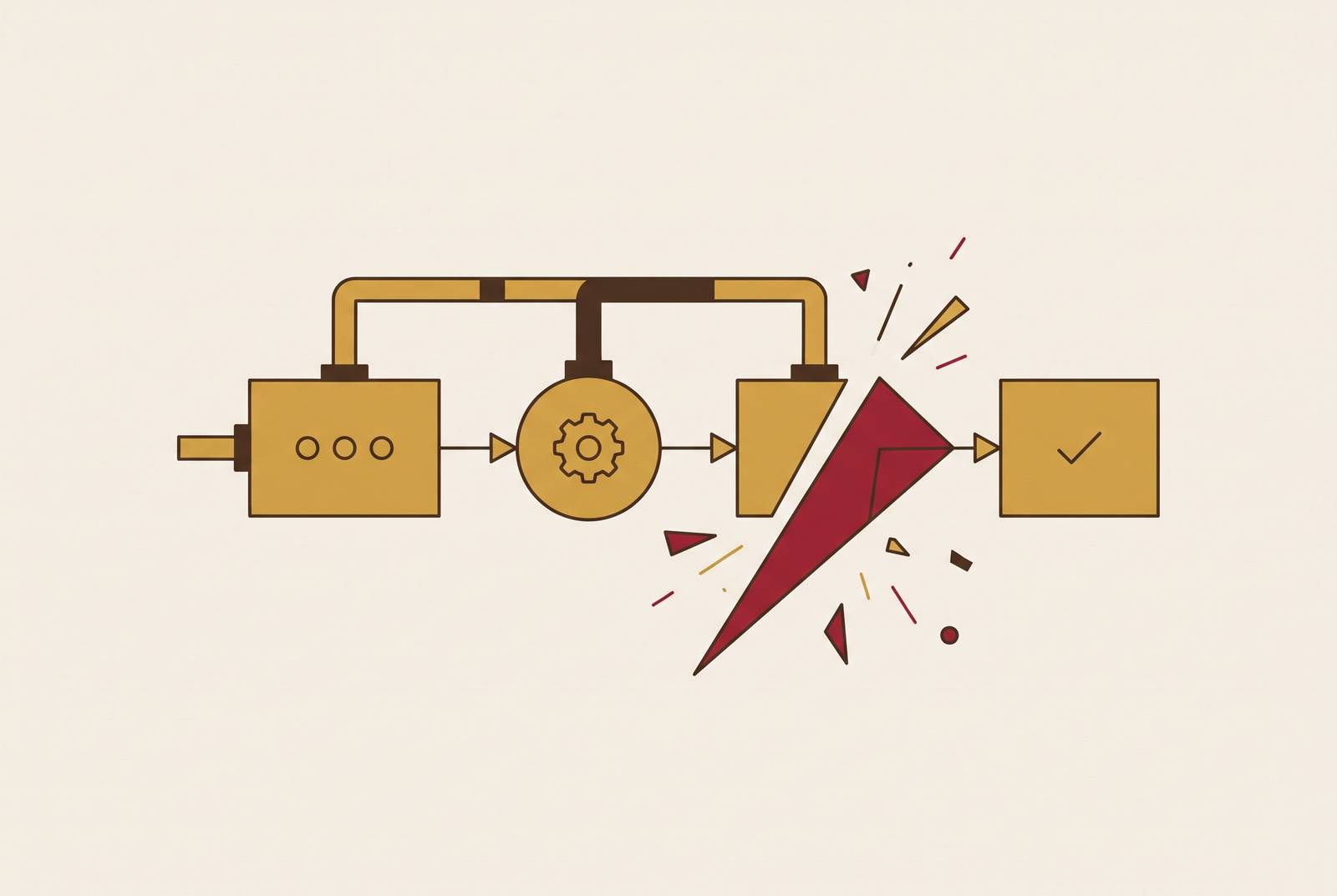 Cover illustration for “Prompt Injection in Agentic Code Pipelines”