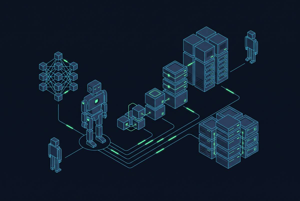 Cover illustration for “Scaling Laws for Robot Foundation Models”