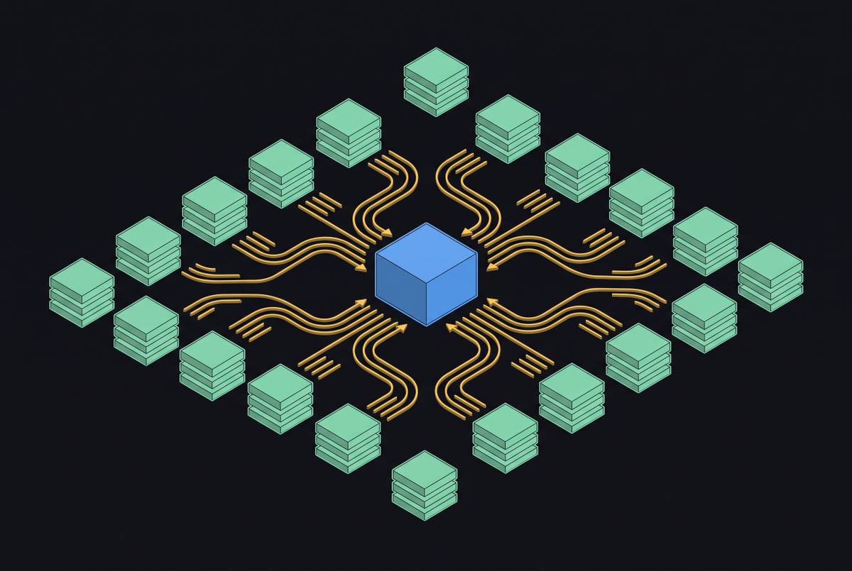 Cover illustration for “Distributed Rollout Generation for Large-Scale PPO Training”
